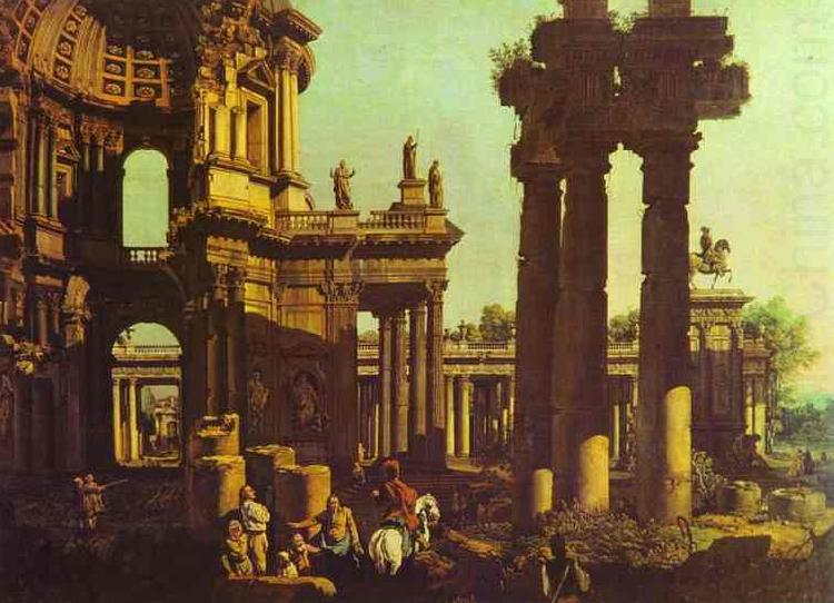 Bernardo Bellotto Ruins of a Temple china oil painting image